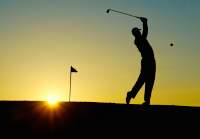 Golfer---sunset---EVES-5-Course-Classic